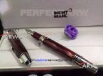 Perfect Replica Wholesale Montblanc JFK Special Edition Fountain Red&Silver